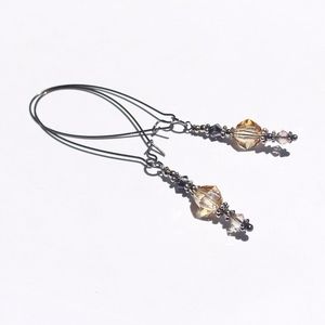 Boho Glam Earrings Gypsy Jewels Dramatic Bling